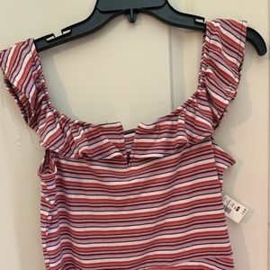 Aeropostale off-shoulder ribbed dress